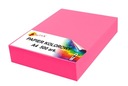 Бумага цветная А4 80г розовая флуо неоновая 500 листов