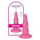 Dildo- Anal Italian cock 5'' Pink Rodzaj korek analny