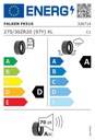 1x LETNÁ PNEUMATIKA 275/30R20 Falken Azenis FK510 97Y Hmotnosť (s balením) 9.5 kg