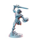 He-Darr Gladiator z mieczem figurka + podstawka do DND D&D 3D druk 12k RPG