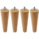 DREWNIANE NOGI DO FOTELA USZAK ZESTAW Z KOLEKCJI EXPRESS