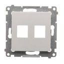 КРЫШКА РОЗЕТКИ SIMON 54 KEYSTONE БЕЛАЯ