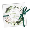 Приглашения на свадьбу в деревенском цветочном стиле