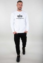 Alpha Industries Basic sveter biely XL Model Basic Sweater