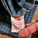 Koszula w Kratę LEVIS z Długim Rękawem Męska Casual Vintage XXL 2XL Materiał dominujący bawełna