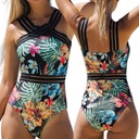 ЦЕЛЫЙ КУПАЛЬНИК МОНОКИНИ ЦВЕТЫ / M