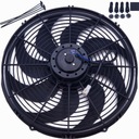 ТОНКИЙ ВЕНТИЛЯТОР РАДИАТОРА 12 В, ПЛОСКИЙ АВТОМОБИЛЬНЫЙ ВЕНТИЛЯТОР, 42 см