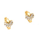 СЕРЬГИ ДЕТСКОЕ СЕРДЦЕ, СТАЛЬ 316Л, ПОДАРОК