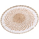 DEKOR W STYLU BOHEMIJSKIM ŚCIANA SŁOMIANA