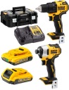 Отвертка DeWALT DCK2061D2T DCD708 + гаечный ключ DCF809