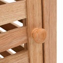 vidaXL Kúpeľňová skrinka z dreva vlašského orecha, 39,5x35,5x123 cm Počet dverí 1