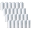 СВЕЧИ СВЕЧИ НАБОР ЦВЕТНЫХ СВЕЧ, БЕЛЫЕ 10 СМ СВЕЧА ПРИЧАСТИЯ 24 СВЕЧИ