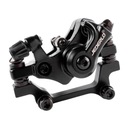 Solidny rowerowy hamulec tarczowy, czarny Czarny R160 F180