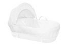 Корзина Shnuggle White Моисей с навесом и матрасом