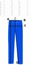 Rybárky Tenké elastické letné nohavice 42 Dominujúci vzor bez vzoru