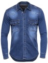 ДЖИНСОВАЯ РУБАШКА МУЖСКАЯ - STANLEY JEANS No3 - M