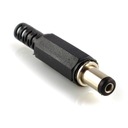 Вилка постоянного тока для пайки | 5,5 х 2,1 | к источнику питания