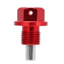 M12 * 1.25 КРАСНЫЕ АЛЮМИНИЙ ZE СТОПА АЛЮМИНИЙ MAGNETYCZNE МАСЛО Z 4T  фото 9