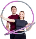 Hula hop z wypustkami Massage 95 cm róże i fiolety Średnica 95 cm