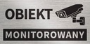 Tabliczka OBIEKT MONITOROWANY