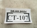 CT-107 VW T6 CRAFTER EMBLEMA INSIGNIA LOGOTIPO 7E0853601G 