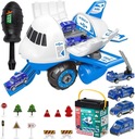 RENDŐRSÉGI REPÜLŐGÉP Auto CSAVAROZÓ Építőkockák Szett Márka Stator