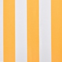 Zadaszenie, żółty słonecznikowy i biały, 6x3 m (be Długość 600 cm