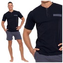 МУЖСКАЯ КОРОТКАЯ ХЛОПКОВАЯ ПИЖАМА ПОЛЬШОГО РАЗМЕРА MORAJ - XXXL