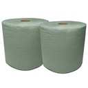 БУМАЖНЫЕ ПОЛОТЕНЦА ДЛЯ ЧИСТКИ, 2 РОЛИКА, ЗЕЛЕНЫЕ