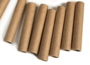 50 шт Маленькие бумажные гильзы Картонные наперстки для струн, ниток, диаметр 10/13х70