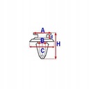 1SZT HONDA CIVIC '06-'11 SPAUSTELIS JUOSTOS ZEWN. SLENKSTIS nuotrauka 4