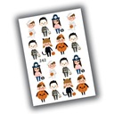 НАКЛЕЙКИ НА ХЭЛЛОУИН ДЕТСКИЕ 7,5Х10,5 N242