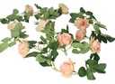 ИСКУССТВЕННЫЕ ЦВЕТЫ РАСТЕНИЯ ГИРЛАНД 220СМ РОЗА РОЗЫ