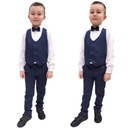 КОСТЮМ ДЛЯ МАЛЬЧИКА КОМПЛЕКТ С РУБАШКОЙ, ЖИЛЕТОМ И ГАЛСТКОМ-БАБОЧКОЙ 146