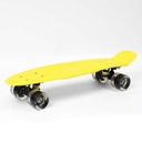 SVIETIACI LED SKATEBOARD DO 100 KG KAUČUKOVÉ KOLESÁ Šírka paluby 15 cm