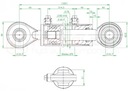 ВЕРХНИЙ РАЗЪЕМ ЦЕНТРАЛЬНОЙ ГИДРАВЛИКИ EURO275 URSUS C330 C360 NTW ГИДРОЛАЙДЕР