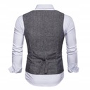 Pánska obleková vesta slim jednoradová Veľkosť XL