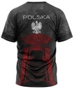Męska Koszulka Kibica T-shirt POLSKA Orzeł XXXXL Rękaw krótki rękaw