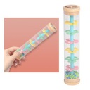 Hudobná hračka Rainbow Hourmaker Rainmaker Rain Stick Materiál drevo