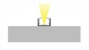 Алюминиевый профиль FLAT для светодиодных лент с абажуром 2м.