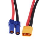 XT60 żeński na męski konwerter kabla silikonowego EC5 z adapterem złącza Marka bez marki