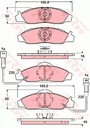 TRW PADS HAM SSANGYONG KORANDO MUSSO FRONT photo 2 - milautoparts-fr.ukrlive.com