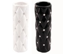 Керамическая ваза со стразами, гламурными кристаллами