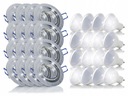 SET 16x светодиодные лампы GU10 SET 7W + светильник
