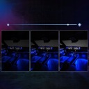 6X КАБЕЛЬ ОПТОВОЛОКНО EL WIRE LED (СВІТЛОДІОД) RGB AMBIENT ПУЛЬТ APP BT 8M ОСВІТЛЕННЯ  (18324848908) фото min 9