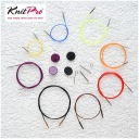 Проволочная леска KNITPRO 40 см черная - сталь