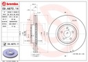 DISCOS ZAPATAS PARTE DELANTERA BREMBO SUBARU LEGACY IV UNIVERSAL 