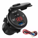 QC3.0 USB-разъем Зарядное устройство для МОТОМОБИЛЯ