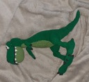 Dinozaur - Maskotka przytulanka rekodzieło Kolor odcienie zieleni