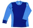 CUBUS vlnené tričko na ramienka 100% VLNA MERINO blúzka 146-152 Dominujúca farba modrá